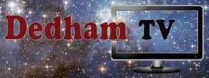 Dedham TV's hot new 21st Century logo. It literally sends us into orbit!