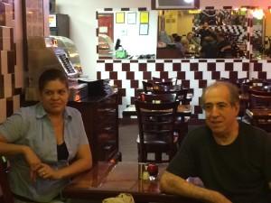 Sixto and his wife Wendy. Very nice proprietors of the Old Havana Cuban Restaurant.